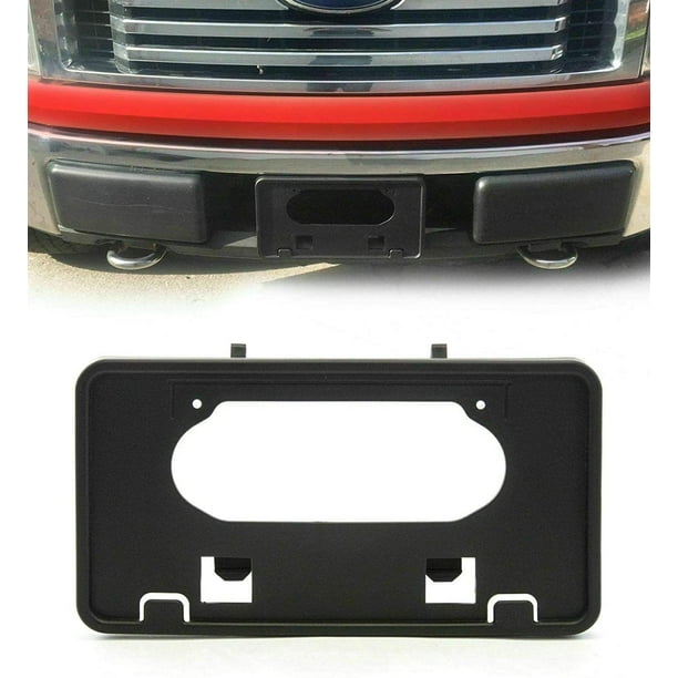 CPP Front Black License Plate Bracket for 2009-2014 Ford F-150 FO1068134 CPP Front Black License Plate Bracket for 2009-2014 Ford F-150 FO1068134